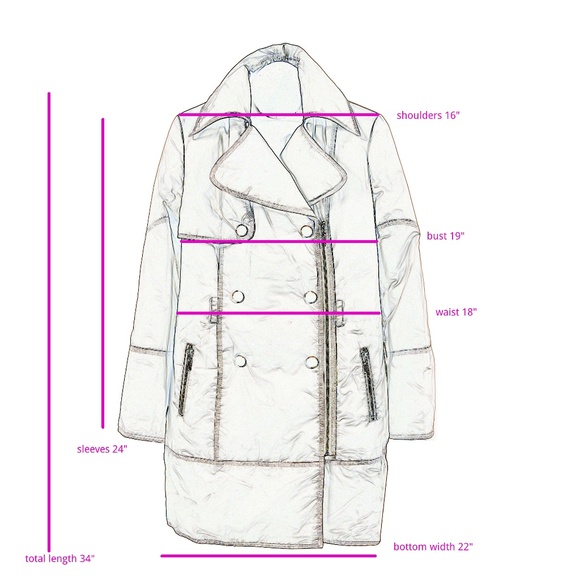 MAX MARA STUDIO Natural Beige Padded Coat - Picture 3 of 16